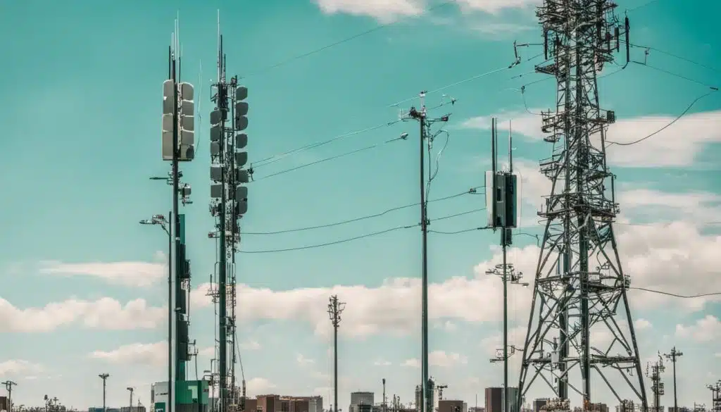 A mint mobile with tower coverage area