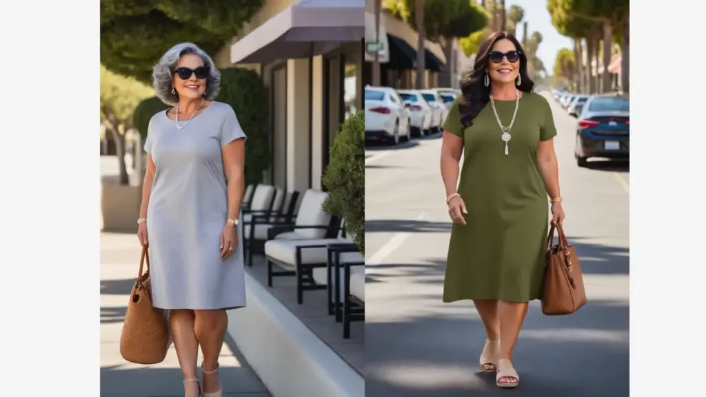 2. The best clothes to wear in extreme heat for women over 50 years old.