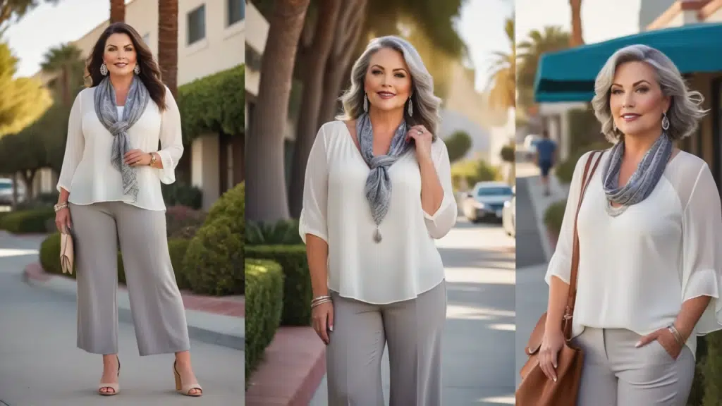 Best summer outfits for women over 50, over 60 years old.