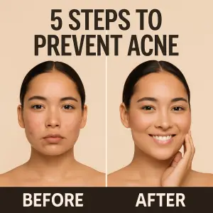 5 steps to prevent acne