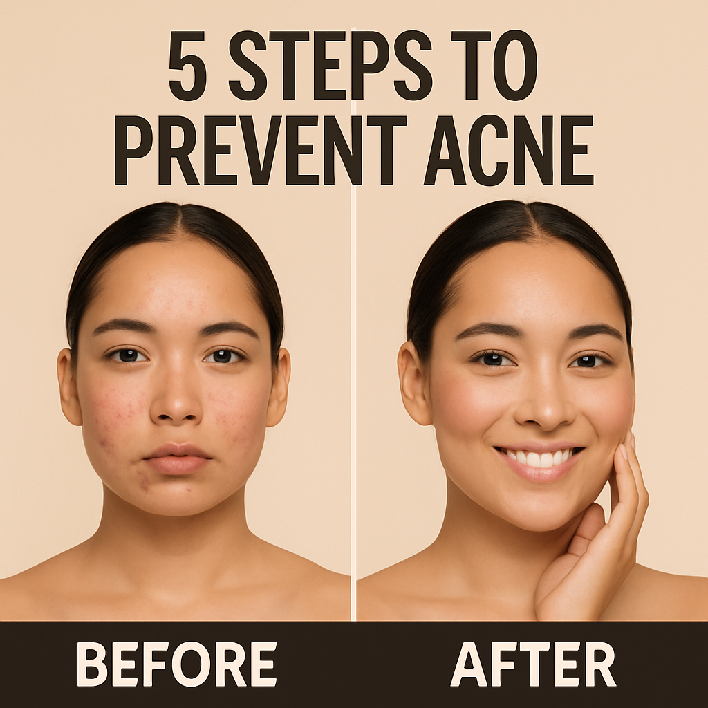 5 steps to prevent acne
