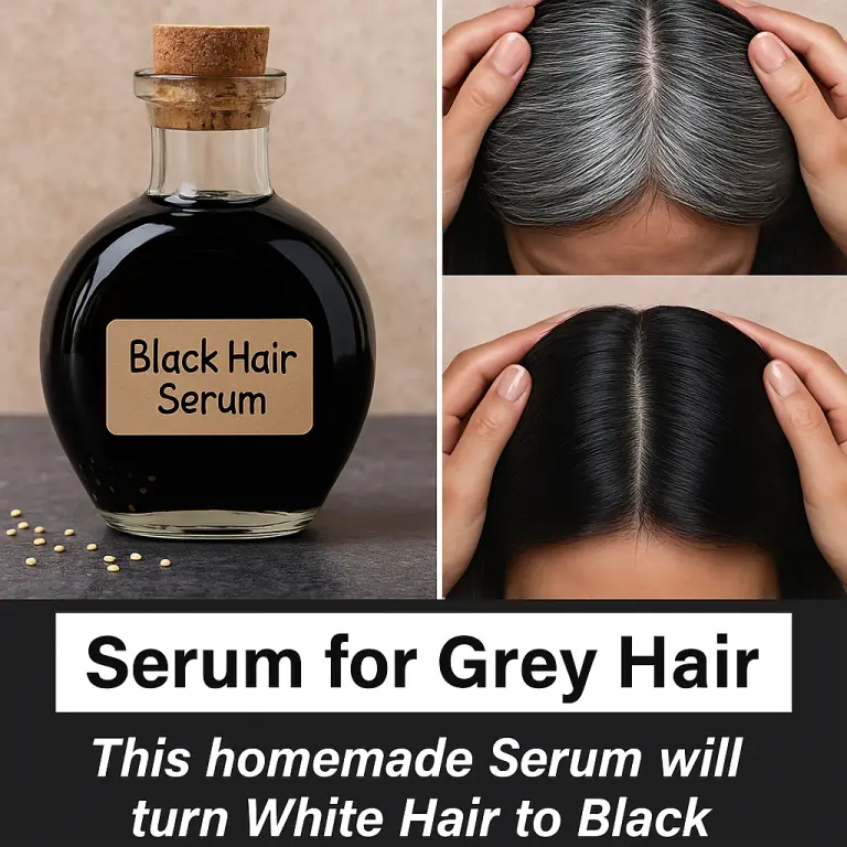 Serum for Grey Hair: My Honest Experience with DIY Black Hair Serum