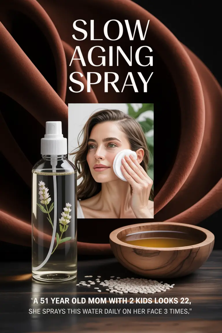 Slow Aging Spray: The Secret DIY Water That Makes 51 Look 22