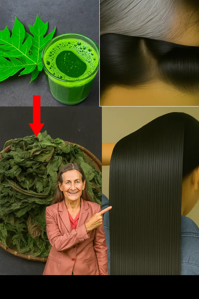 How Papaya Leaves Can Naturally Reverse Grey Hair and Boost Hair Shine