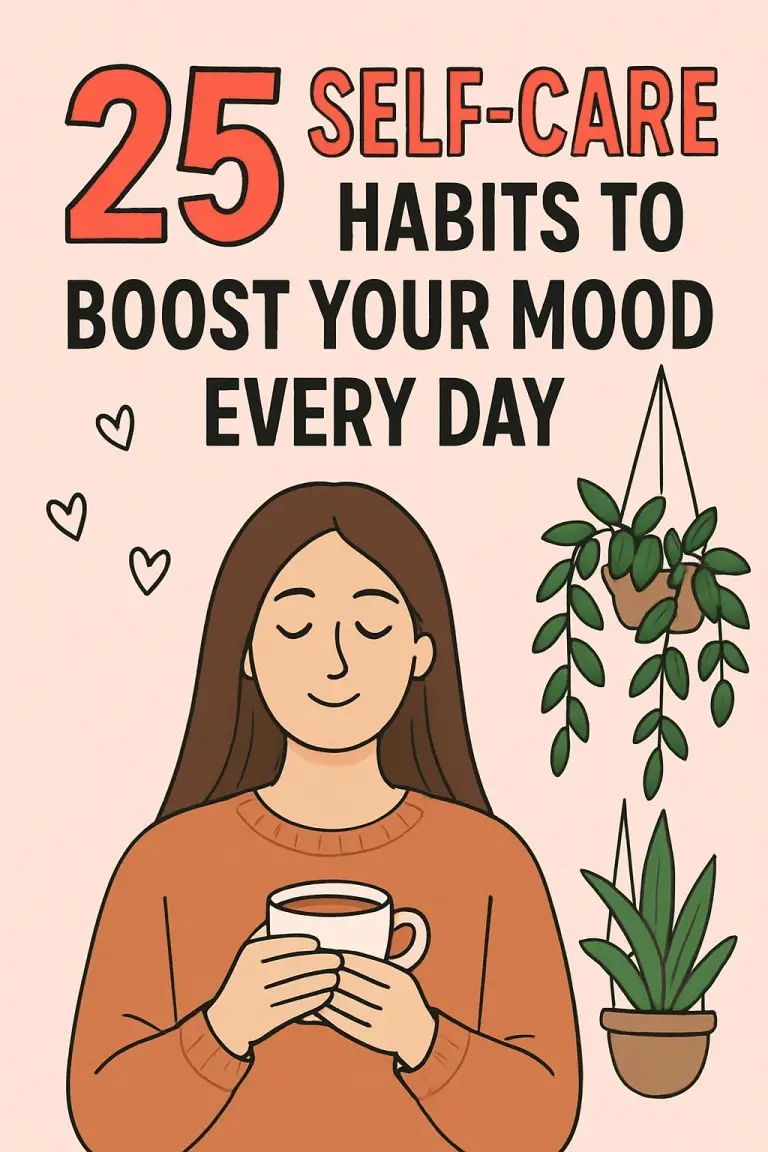 25 Self-Care Habits to Boost Your Mood Every Day