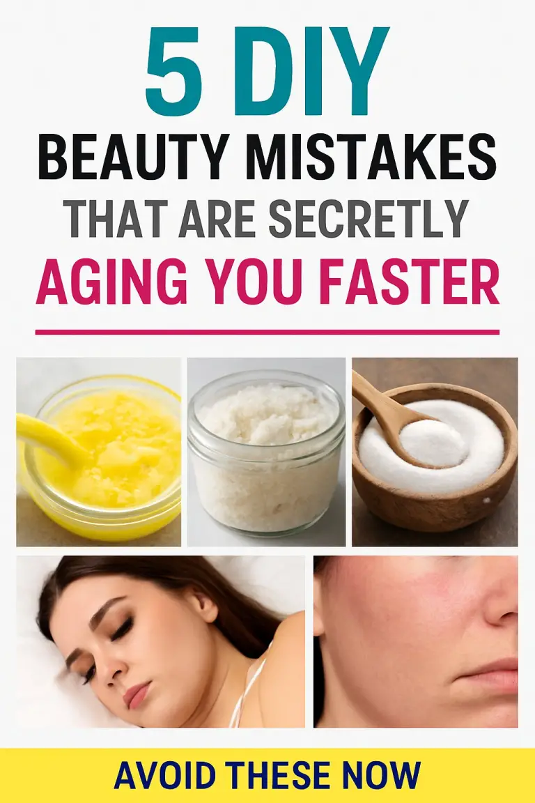 5 DIY Beauty Mistakes That Are Secretly Aging You Faster