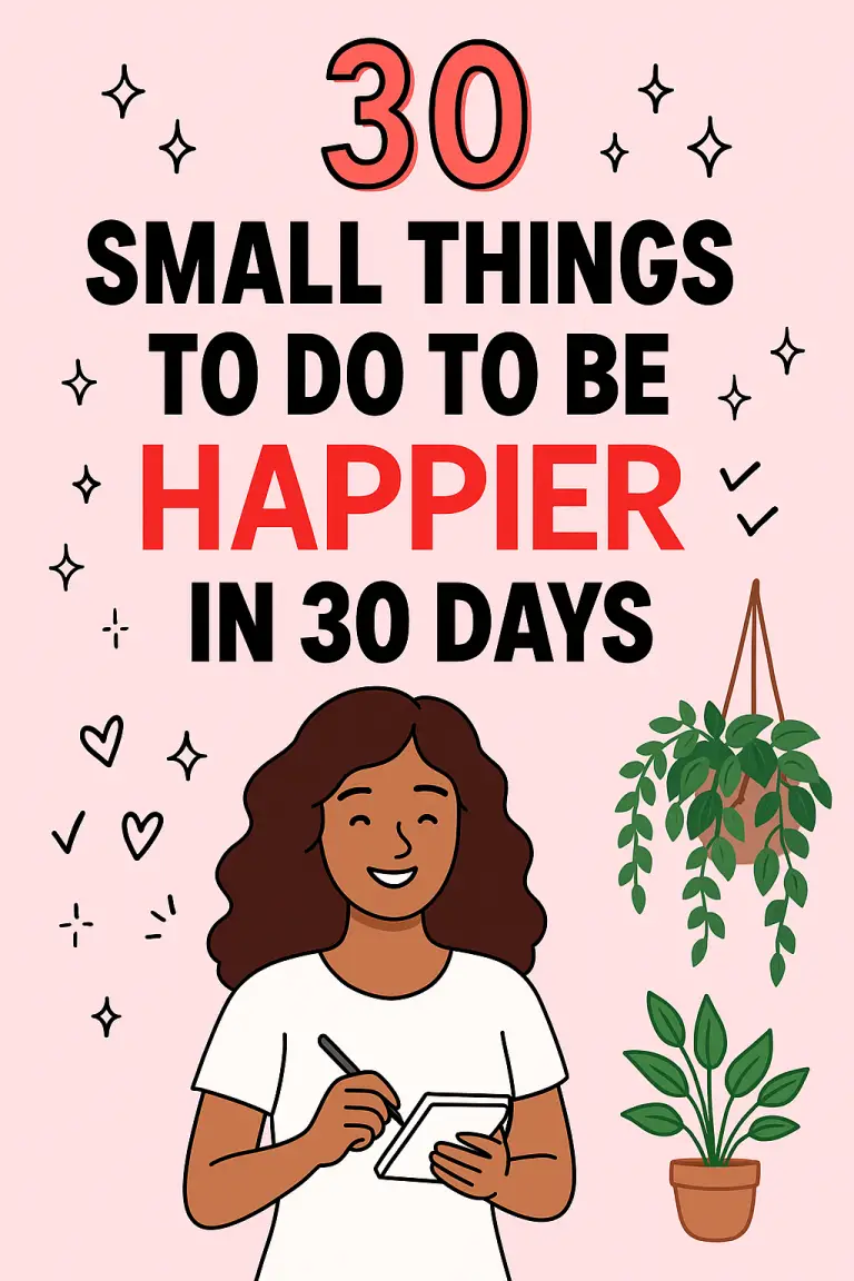 30 Small Things to Do to Be Happier in 30 Days