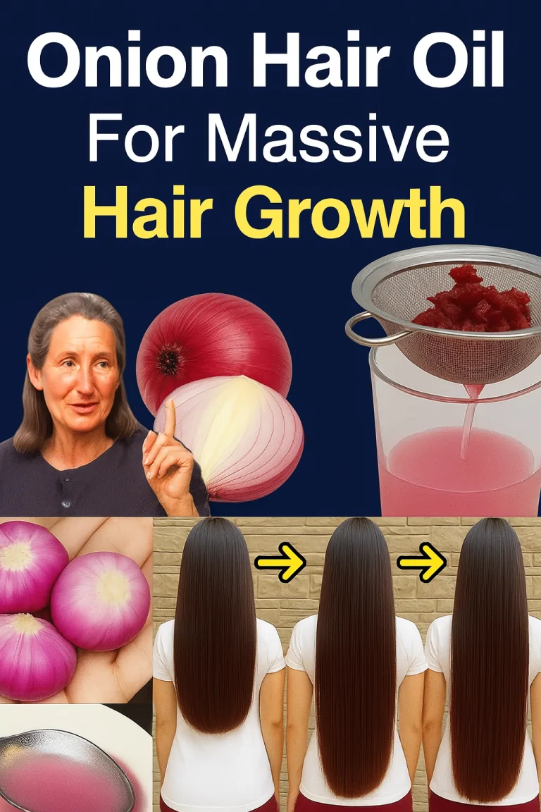 Onion Hair Oil for Massive Hair Growth