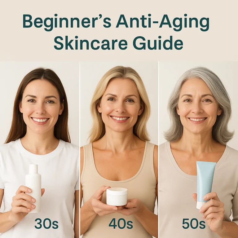 Beginner’s Guide to Anti-Aging Skincare: What to Start at 30, 40, 50+