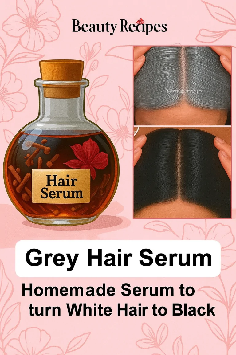 How to Turn Grey Hair Black Naturally: Homemade Grey Hair Serum That Works