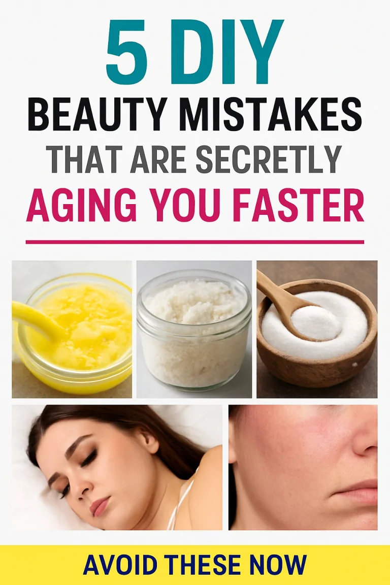 5 DIY Beauty Mistakes That Are Secretly Aging You Faster
